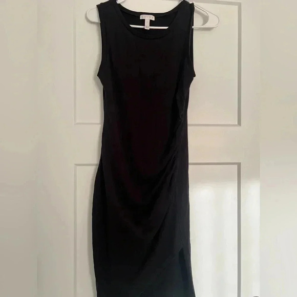 Leith Black Rutched Body-Con Tank Dress great condition! Size Small. - Picture 5 of 5